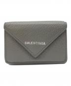 BALENCIAGAバレンシアガ）の古着「3つ折り財布」｜グレー