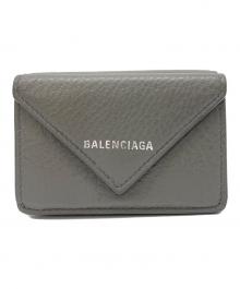 BALENCIAGA（バレンシアガ）の古着「3つ折り財布」｜グレー