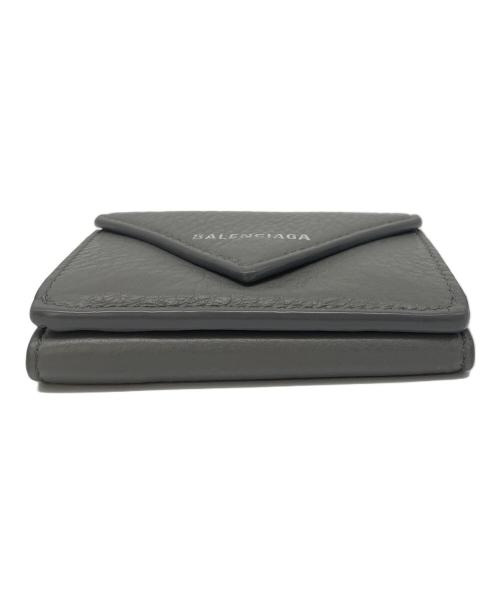 BALENCIAGA（バレンシアガ）BALENCIAGA (バレンシアガ) 3つ折り財布 グレーの古着・服飾アイテム