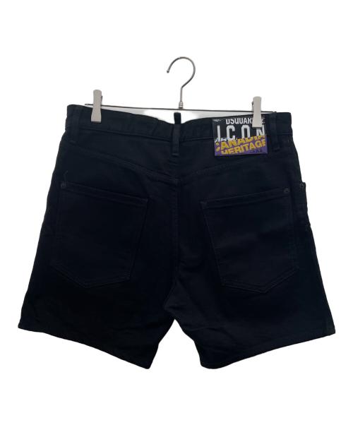 DSQUARED2（ディースクエアード）DSQUARED2 (ディースクエアード) ハーフパンツ ブラック サイズ:48の古着・服飾アイテム