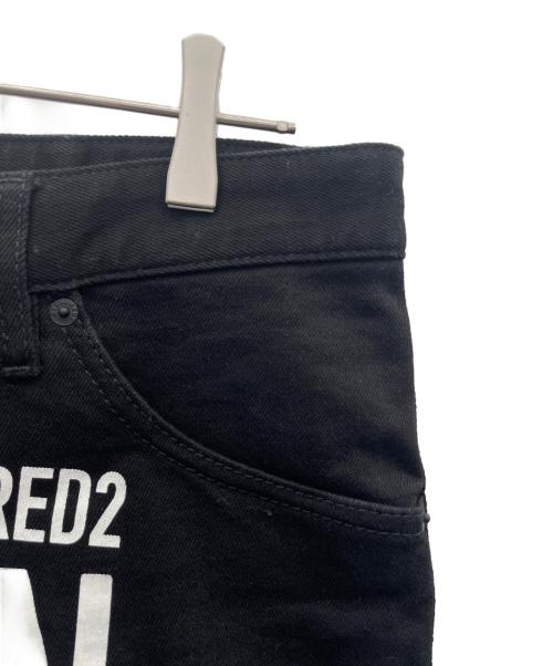 DSQUARED2（ディースクエアード）DSQUARED2 (ディースクエアード) ハーフパンツ ブラック サイズ:48の古着・服飾アイテム