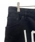 中古・古着 DSQUARED2 (ディースクエアード) ハーフパンツ ブラック サイズ:48：15000円