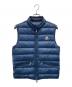 MONCLER（モンクレール）の古着「ダウンベスト」｜ブルー
