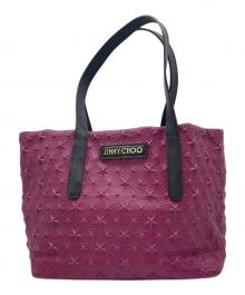 JIMMY CHOO（ジミーチュウ）の古着「スタースタッズ ピムリコ」｜パープル