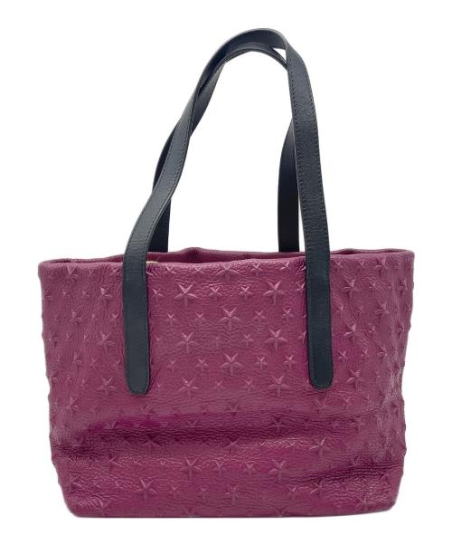 JIMMY CHOO（ジミーチュウ）JIMMY CHOO (ジミーチュウ) スタースタッズ ピムリコ パープルの古着・服飾アイテム