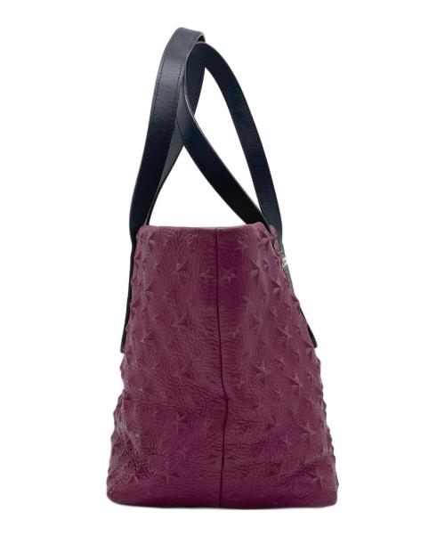 JIMMY CHOO（ジミーチュウ）JIMMY CHOO (ジミーチュウ) スタースタッズ ピムリコ パープルの古着・服飾アイテム