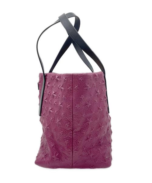 JIMMY CHOO（ジミーチュウ）JIMMY CHOO (ジミーチュウ) スタースタッズ ピムリコ パープルの古着・服飾アイテム