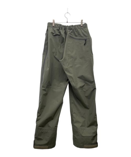 Snow peak（スノーピーク）snow peak (スノーピーク) レインパンツ カーキ サイズ:XLの古着・服飾アイテム