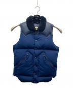Rocky Mountain FeatherBed×BEAMSロッキーマウンテンフェザーベッド×ビームス）の古着「ダウンベスト」｜ネイビー