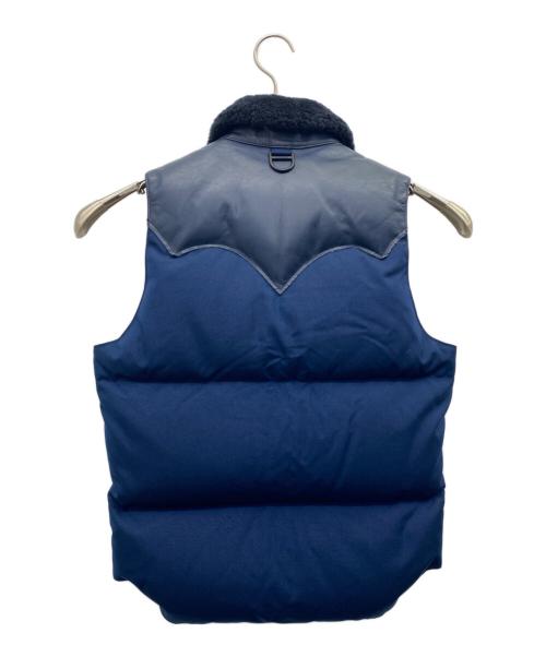 Rocky Mountain FeatherBed（ロッキーマウンテンフェザーベッド）Rocky Mountain FeatherBed (ロッキーマウンテンフェザーベッド) BEAMS (ビームス) ダウンベスト ネイビー サイズ:Ｓの古着・服飾アイテム