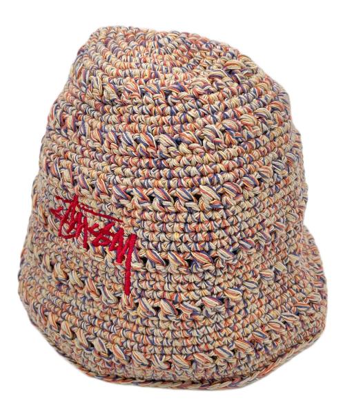 stussy（ステューシー）stussy (ステューシー) HEMP STOCK KNIT BUCKET HAT マルチカラーの古着・服飾アイテム