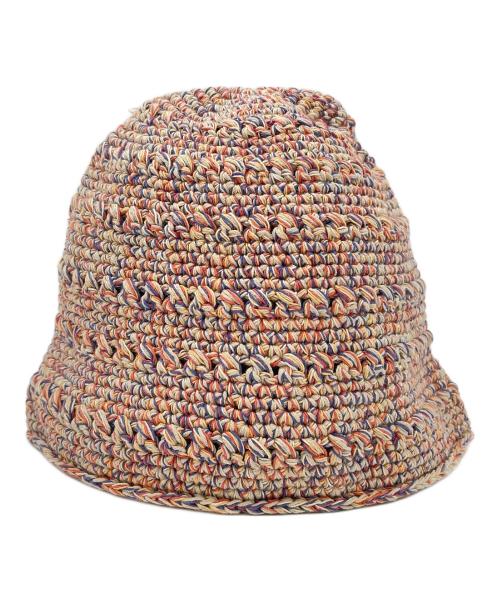 stussy（ステューシー）stussy (ステューシー) HEMP STOCK KNIT BUCKET HAT マルチカラーの古着・服飾アイテム