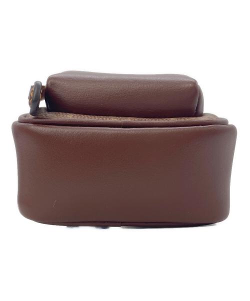 COACH（コーチ）COACH (コーチ) チャームリュック ブラウン×ベージュの古着・服飾アイテム