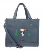 COACH×PEANUTSコーチ×ピーナッツ）の古着「2WAYバッグ」｜ネイビー