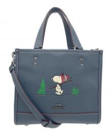 COACH×PEANUTS（コーチ×ピーナッツ）の古着「2WAYバッグ」｜ネイビー