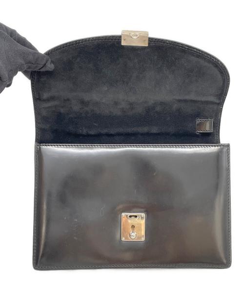 GUCCI（グッチ）GUCCI (グッチ) クラッチバッグ ブラックの古着・服飾アイテム