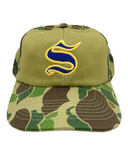 SUPREME（シュプリーム）Supreme (シュプリーム) Sharp Spellout Adjustable New era グリーンの古着・服飾アイテム