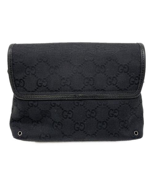 GUCCI（グッチ）GUCCI (グッチ) ウエストバッグ ブラックの古着・服飾アイテム
