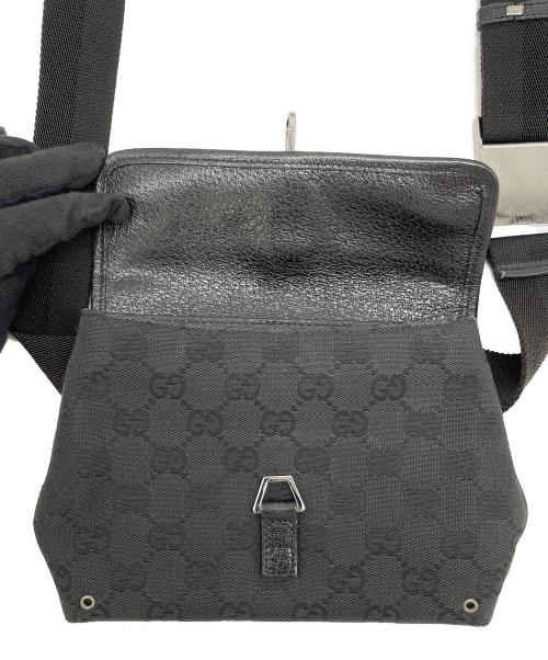 GUCCI（グッチ）GUCCI (グッチ) ウエストバッグ ブラックの古着・服飾アイテム