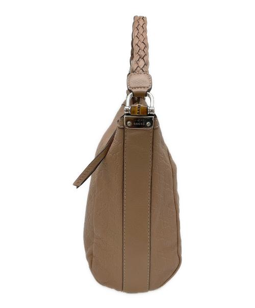 GUCCI（グッチ）GUCCI (グッチ) レザーワンショルダーバッグ ピンクの古着・服飾アイテム