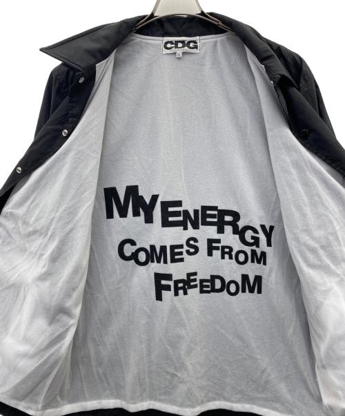 CDG（シーディージー）CDG (シーディージー) コーチジャケット ブラック サイズ:XLの古着・服飾アイテム