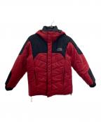 THE NORTH FACEザ ノース フェイス）の古着「ダウンジャケット」｜ブラック×レッド