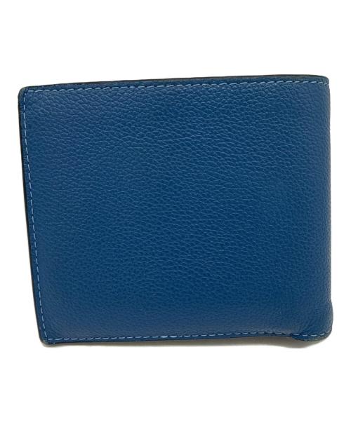 COACH（コーチ）COACH (コーチ) 2つ折り財布 ブルーの古着・服飾アイテム