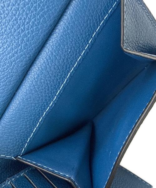 COACH（コーチ）COACH (コーチ) 2つ折り財布 ブルーの古着・服飾アイテム