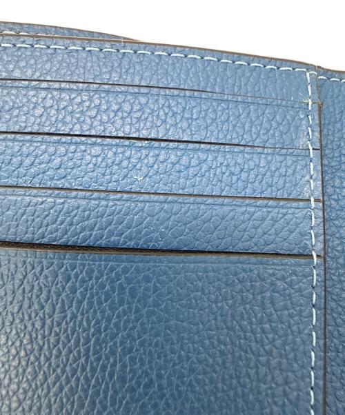 COACH（コーチ）COACH (コーチ) 2つ折り財布 ブルーの古着・服飾アイテム