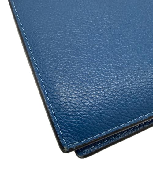 COACH（コーチ）COACH (コーチ) 2つ折り財布 ブルーの古着・服飾アイテム