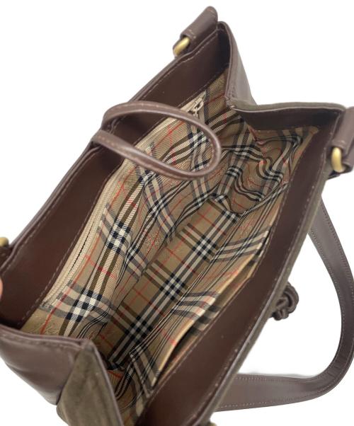 Burberry's（バーバリーズ）Burberry's (バーバリーズ) トートバッグ ブラウンの古着・服飾アイテム