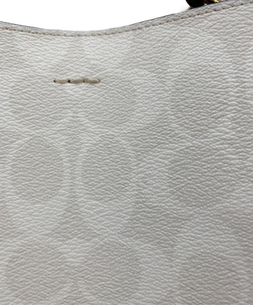 COACH（コーチ）COACH (コーチ) 2WAYバッグ アイボリー×ベージュの古着・服飾アイテム