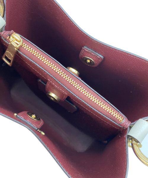 COACH（コーチ）COACH (コーチ) 2WAYバッグ アイボリー×ベージュの古着・服飾アイテム