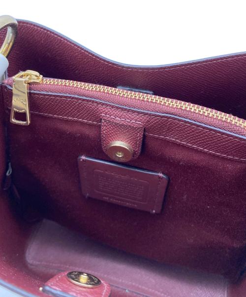 COACH（コーチ）COACH (コーチ) 2WAYバッグ アイボリー×ベージュの古着・服飾アイテム