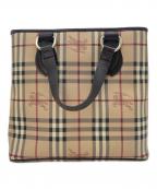 BURBERRYバーバリー）の古着「シャドーホースハンドバッグ」｜ブラウン