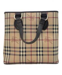 BURBERRY（バーバリー）の古着「シャドーホースハンドバッグ」｜ブラウン