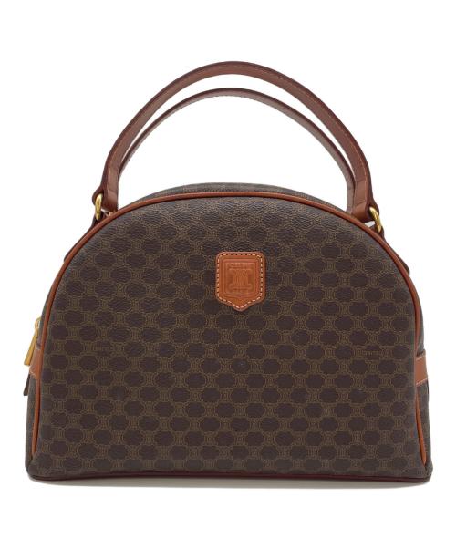 CELINE（セリーヌ）CELINE (セリーヌ) ハーフムーンハンドバッグ ブラウンの古着・服飾アイテム