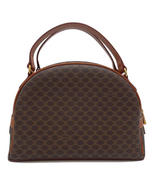 CELINE（セリーヌ）CELINE (セリーヌ) ハーフムーンハンドバッグ ブラウンの古着・服飾アイテム