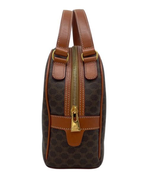 CELINE（セリーヌ）CELINE (セリーヌ) ハーフムーンハンドバッグ ブラウンの古着・服飾アイテム