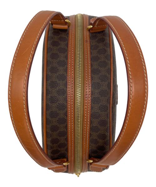CELINE（セリーヌ）CELINE (セリーヌ) ハーフムーンハンドバッグ ブラウンの古着・服飾アイテム