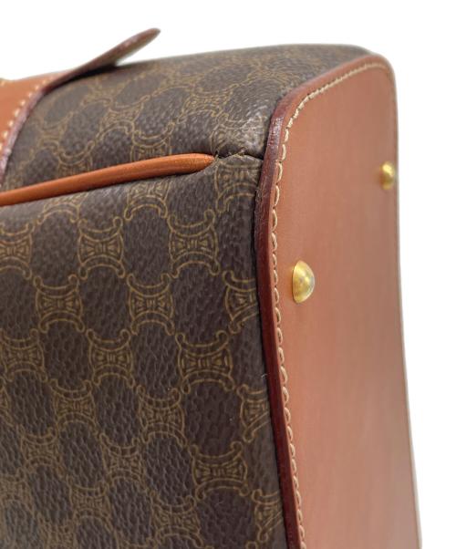 CELINE（セリーヌ）CELINE (セリーヌ) ハーフムーンハンドバッグ ブラウンの古着・服飾アイテム