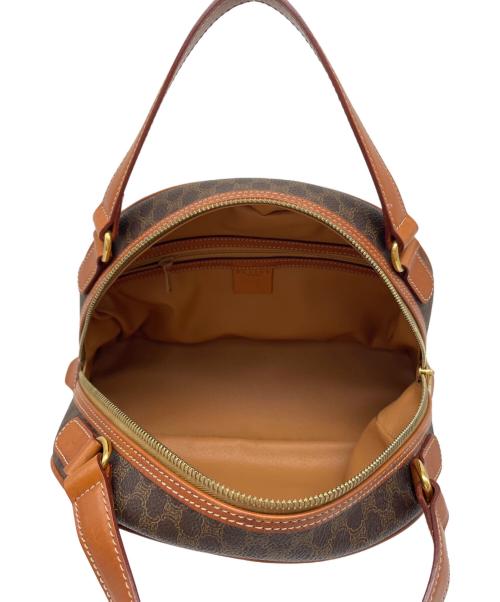 CELINE（セリーヌ）CELINE (セリーヌ) ハーフムーンハンドバッグ ブラウンの古着・服飾アイテム