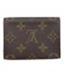LOUIS VUITTON (ルイ ヴィトン) カードケース ブラウン：18000円