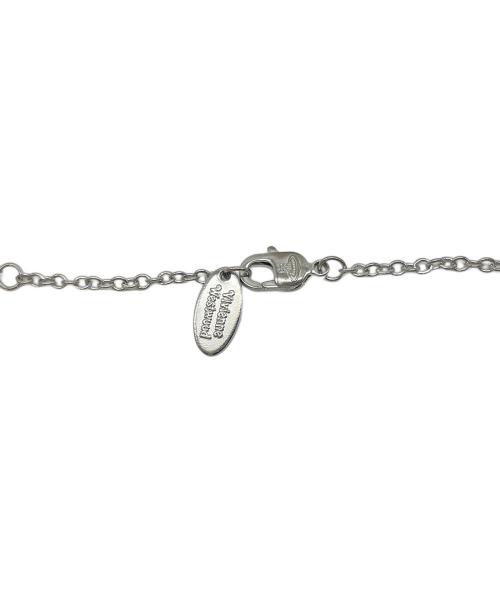 Vivienne Westwood（ヴィヴィアンウエストウッド）Vivienne Westwood (ヴィヴィアンウエストウッド) SIMONETTA PENDANT シルバー×ホワイトの古着・服飾アイテム