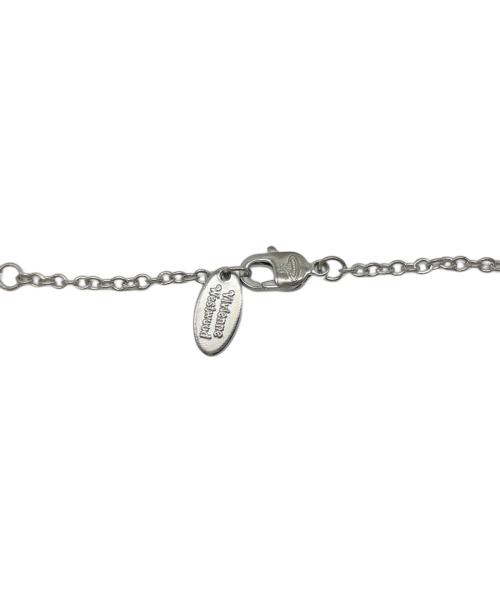 Vivienne Westwood（ヴィヴィアンウエストウッド）Vivienne Westwood (ヴィヴィアンウエストウッド) SIMONETTA PENDANT シルバー×ホワイトの古着・服飾アイテム