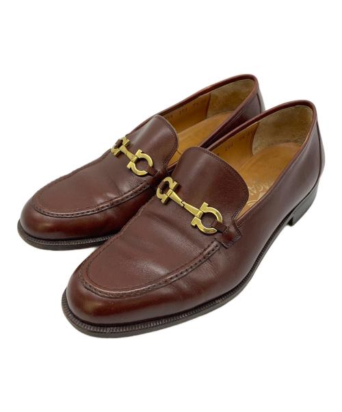Salvatore Ferragamo（サルヴァトーレ フェラガモ）Salvatore Ferragamo (サルヴァトーレ フェラガモ) ローファー ブラウン サイズ:SIZE 71/2の古着・服飾アイテム