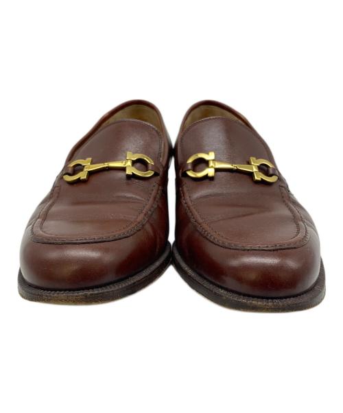 Salvatore Ferragamo（サルヴァトーレ フェラガモ）Salvatore Ferragamo (サルヴァトーレ フェラガモ) ローファー ブラウン サイズ:SIZE 71/2の古着・服飾アイテム