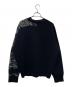 Y-3 (ワイスリー) 厚手ニット ホワイト×ブラック サイズ:L：18000円