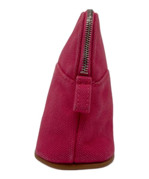 HERMES（エルメス）HERMES (エルメス) ボリードポーチ ミニミニ ショッキングピンクの古着・服飾アイテム