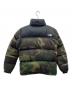 THE NORTH FACE (ザ ノース フェイス) ダウンジャケット Novelty Nuptse Jacket(ノベルティヌプシジャケット) ブラック×カーキ サイズ:M：18000円